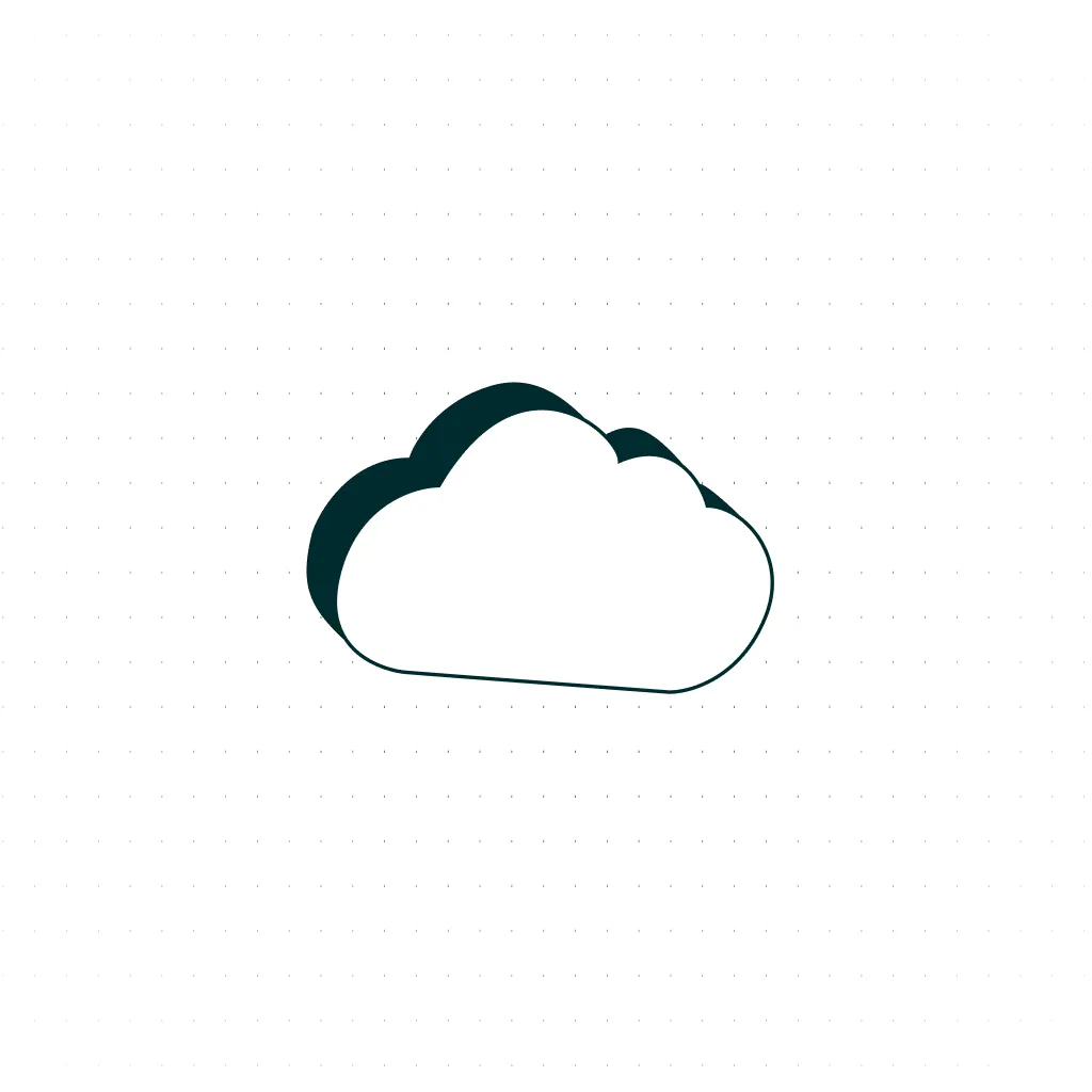 A graphic image of cloud